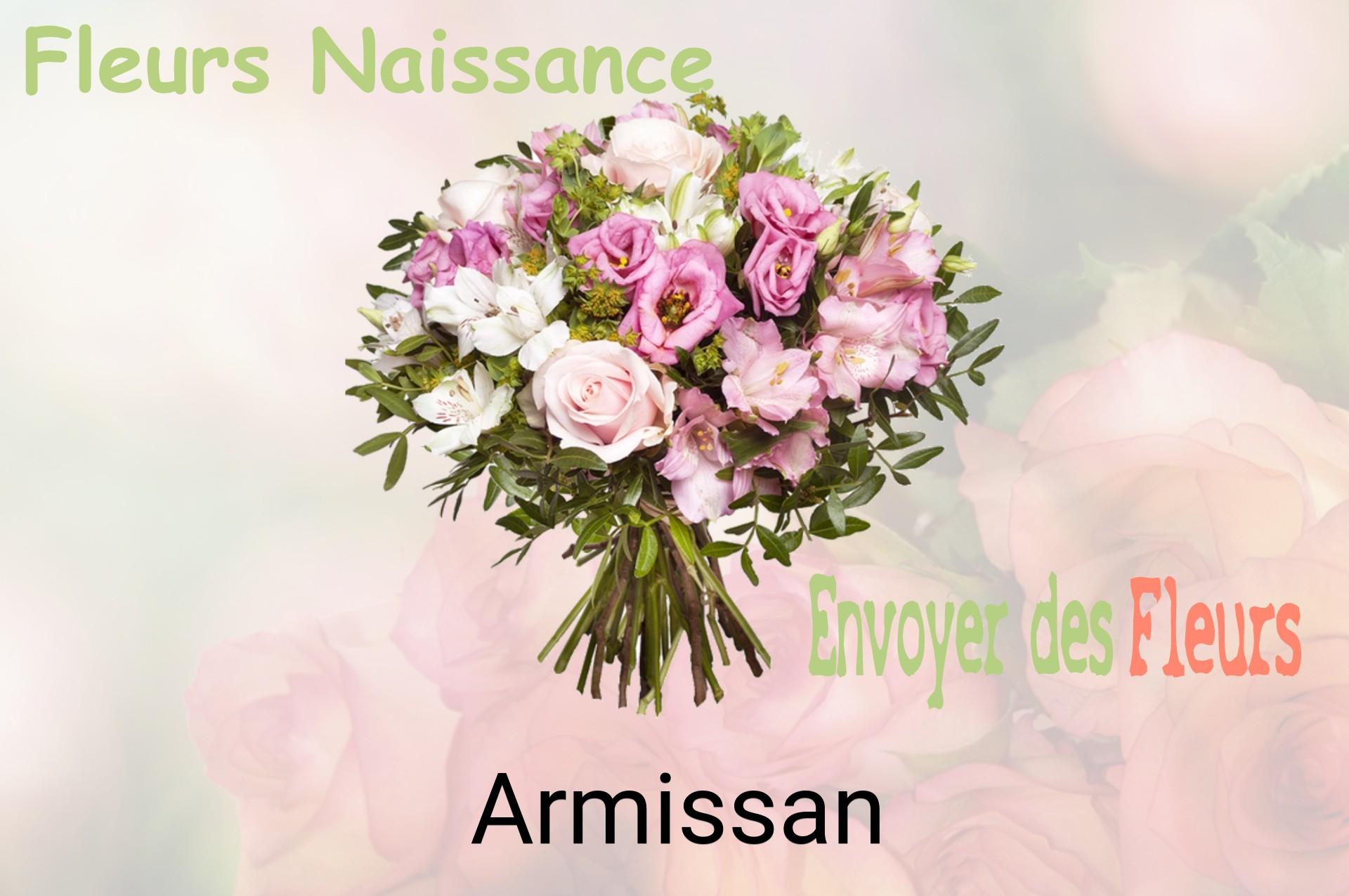 Bouquet de fleurs de naissance livré à Armissan